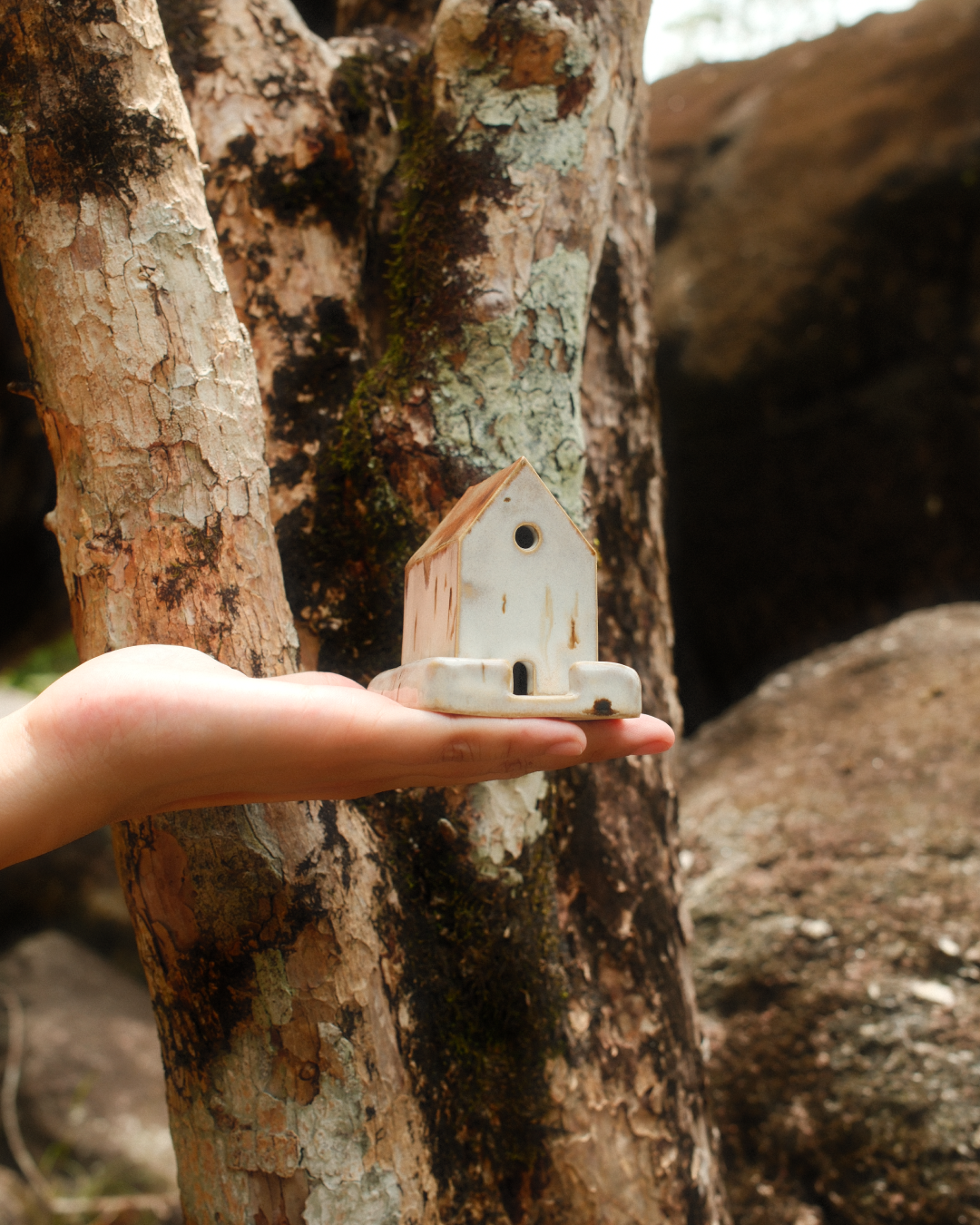 House Incense Holder - Birch Tree