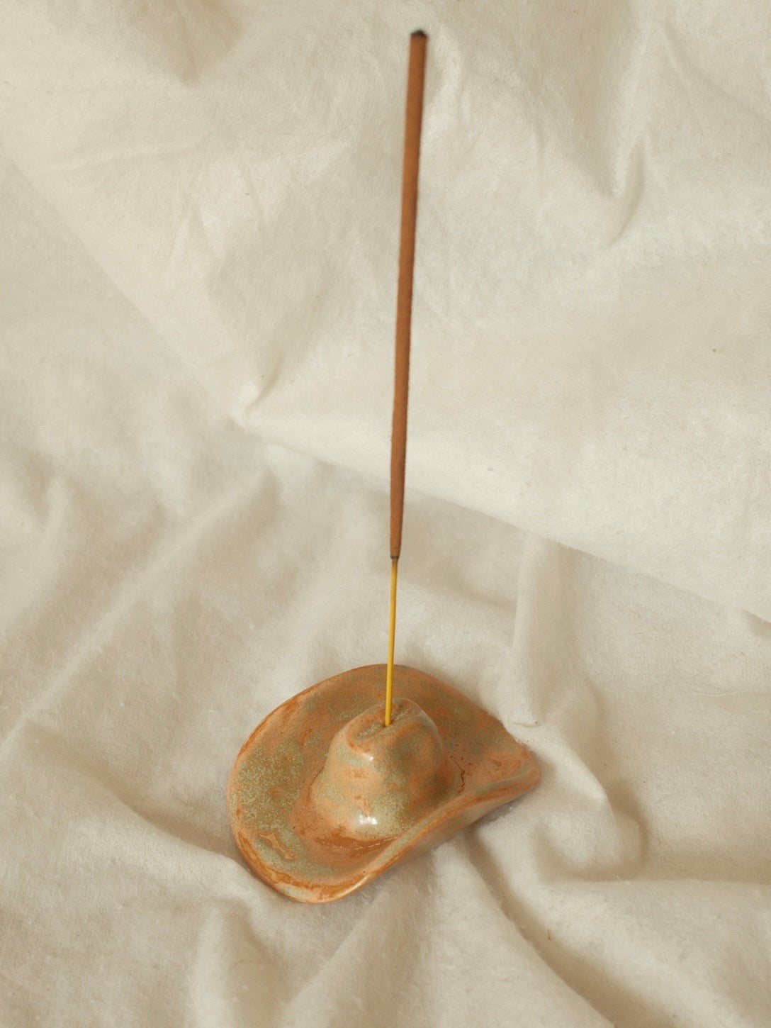 Cowboy hat incense holder
