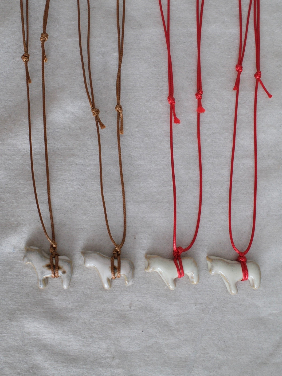 Horse charm necklace