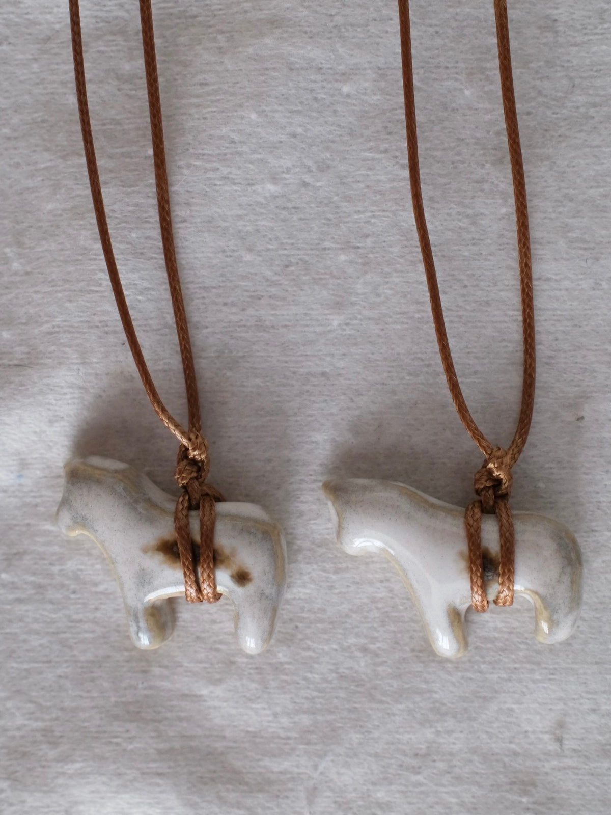 Horse charm necklace