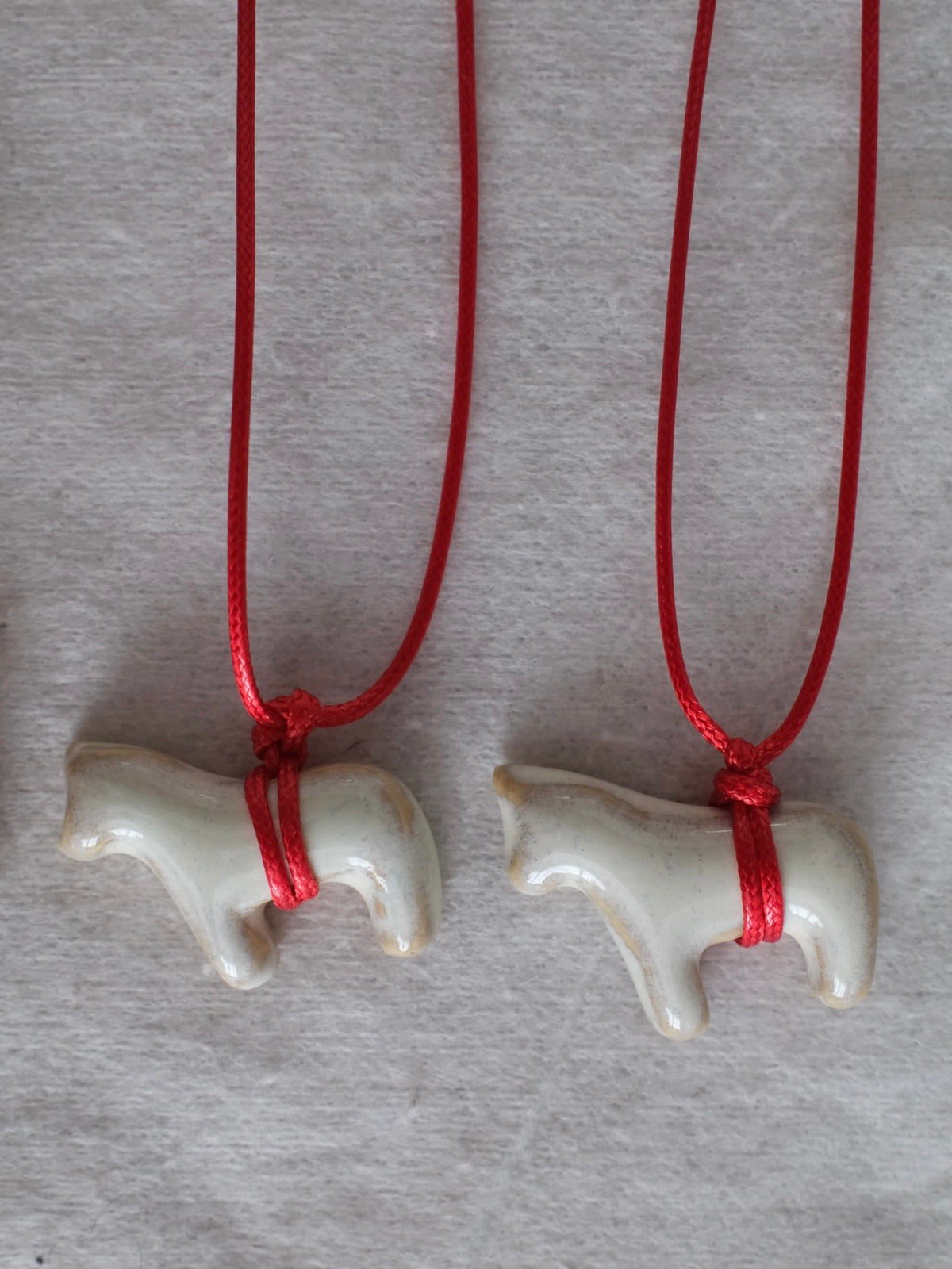 Horse charm necklace